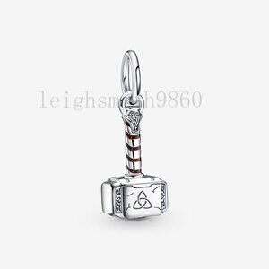 Pandora Marvel The Avengers Thor's Hammer Dangle Charm